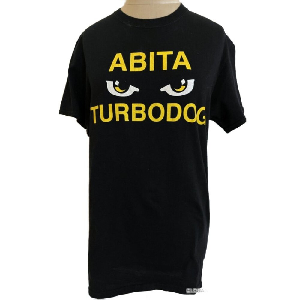 Turbodog Beer Abita Springs Louisiana Brewery T-Shirt S Gildan Black Graphic Tee